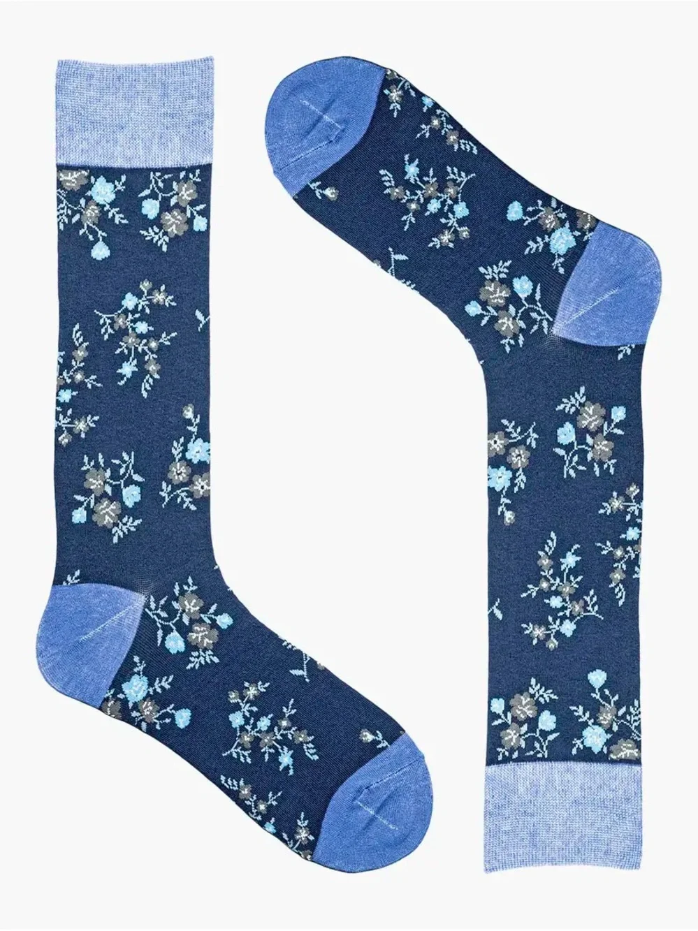 Stacy Adams FLOWERING VINE  Men's Crew Dress Socks NWT